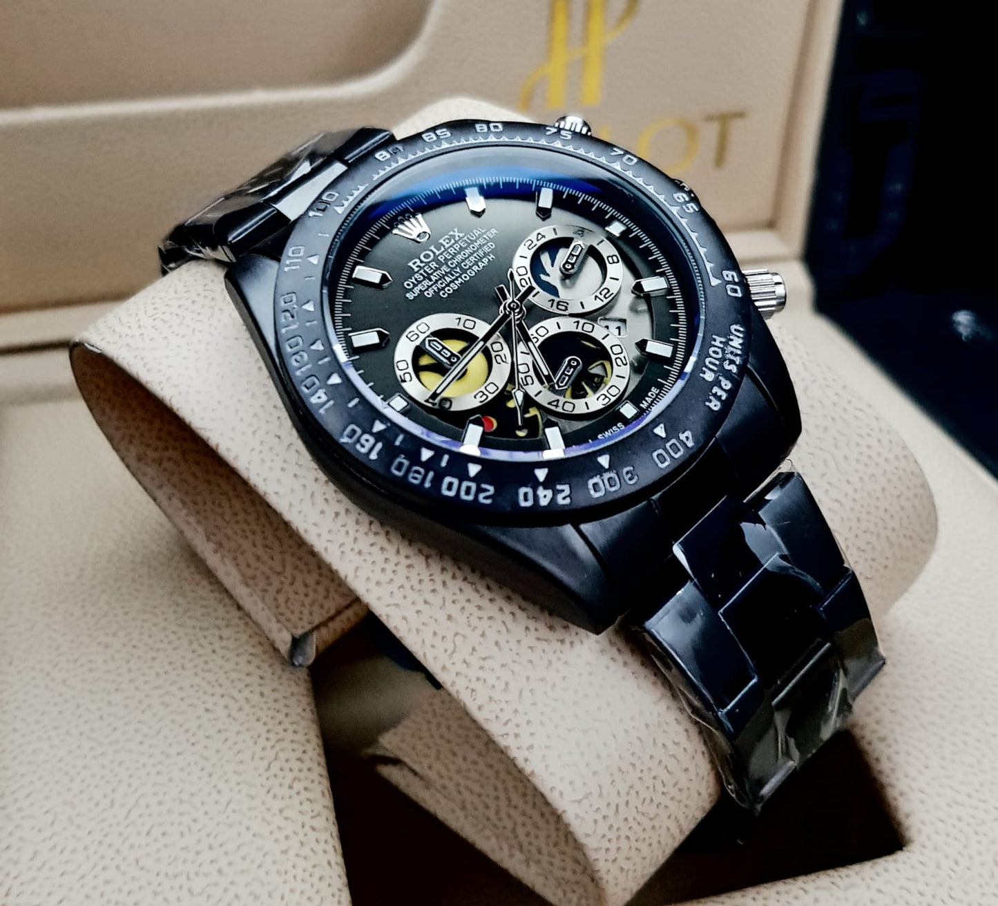 ROLEX DAYTONA ACERO CHRONOSPORT NEGRO - PRESTIGIO EN CADA SEGUNDO