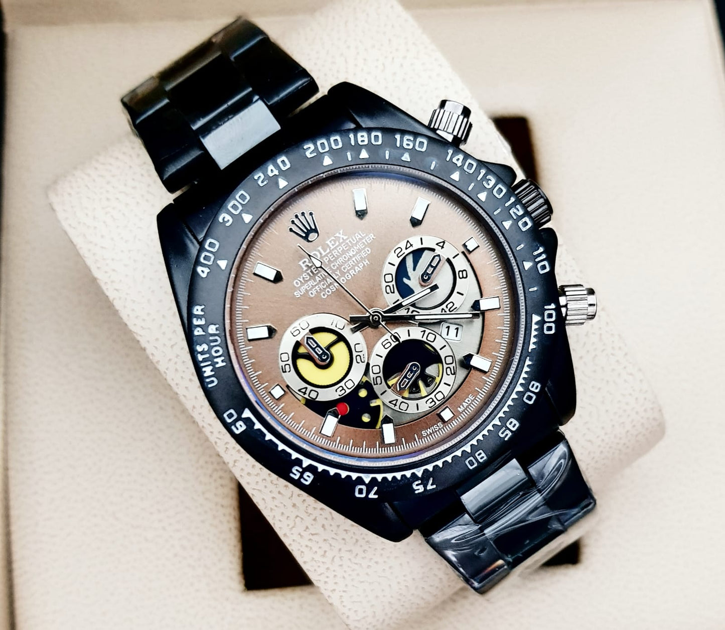 ROLEX DAYTONA ACERO CHRONOSPORT NEGRO - PRESTIGIO EN CADA SEGUNDO