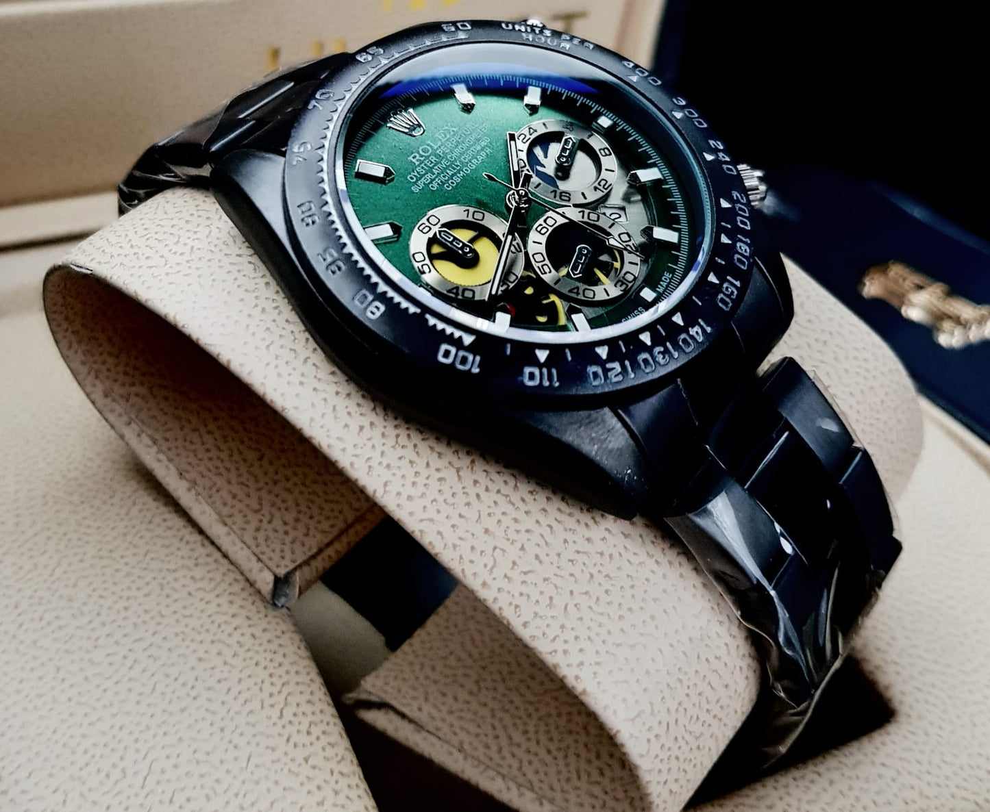 ROLEX DAYTONA ACERO CHRONOSPORT NEGRO - PRESTIGIO EN CADA SEGUNDO