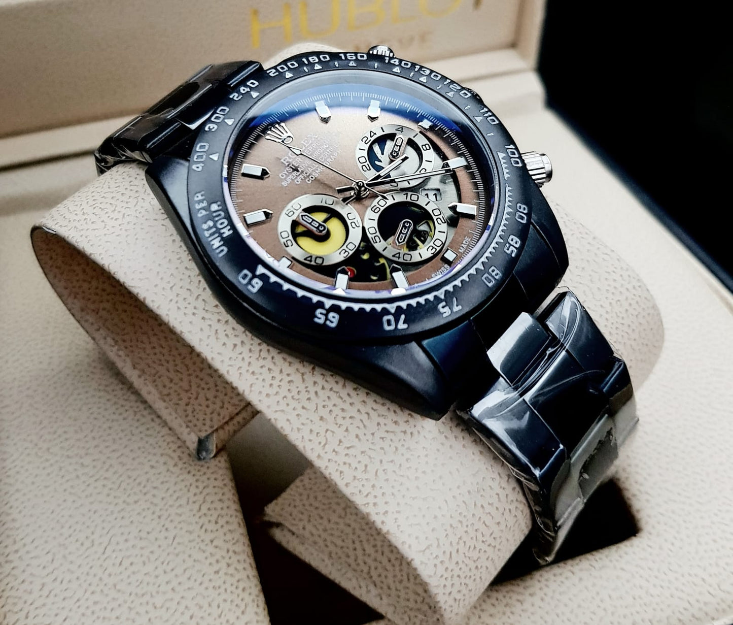 ROLEX DAYTONA ACERO CHRONOSPORT NEGRO - PRESTIGIO EN CADA SEGUNDO