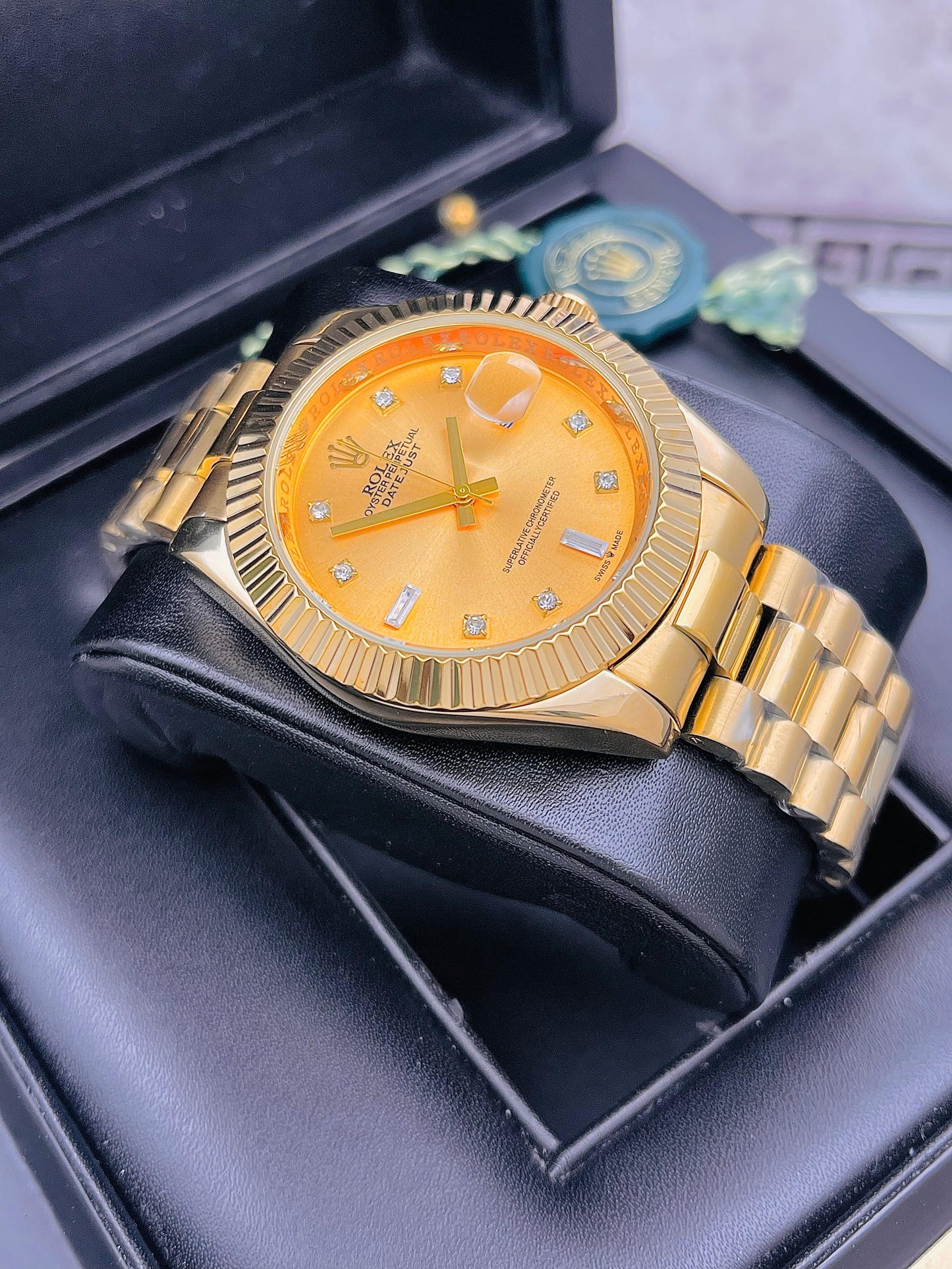 ROLEX NEW PRESIDENCIAL DORADO/FONDO DORADO - IMPERIAL CLASSIC OYSTER
