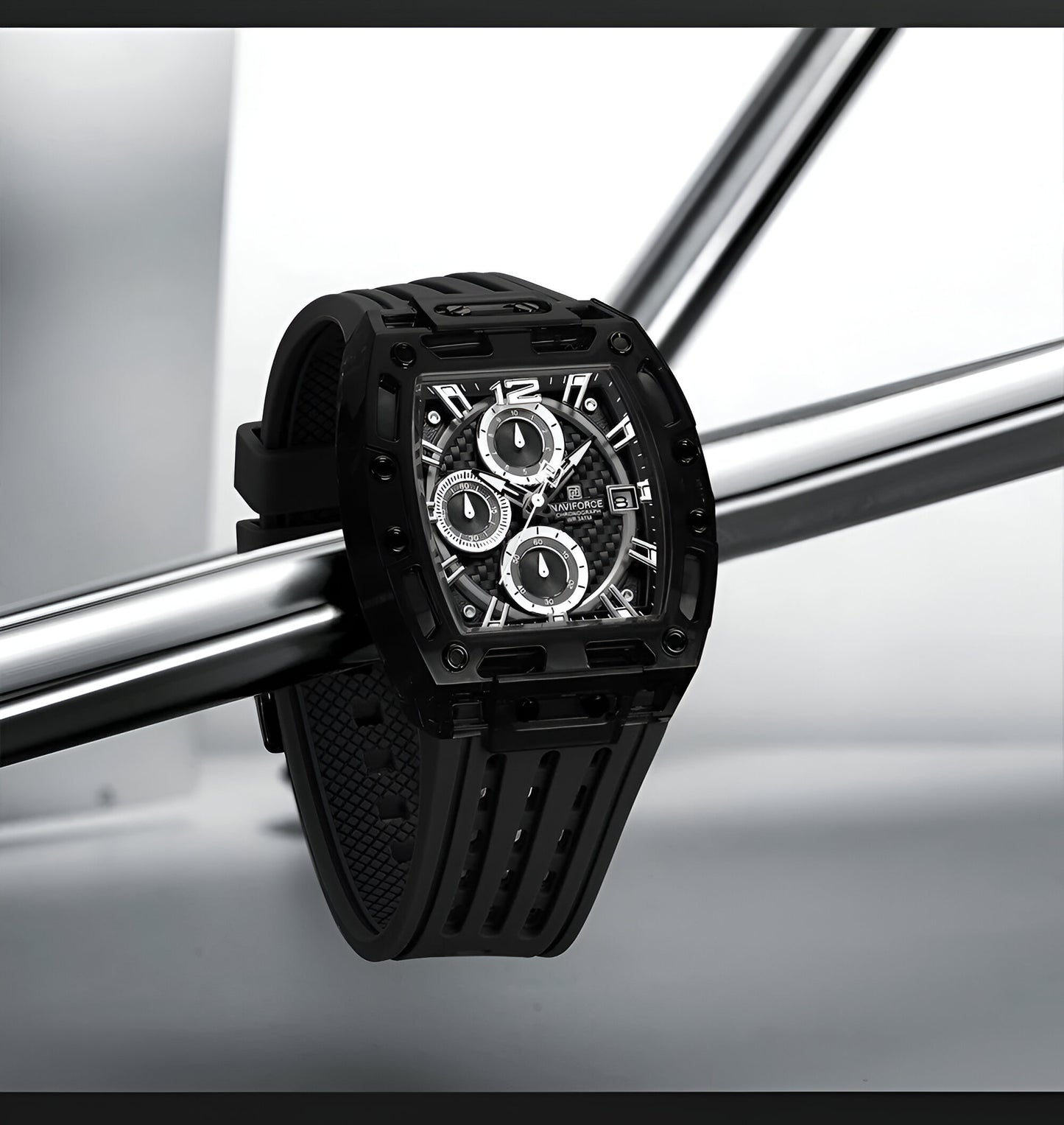 RELOJ NAVIFORCE NF7105 SPORTMASTER BLACK - RESISTENCIA Y ESTILO EN CADA MOVIMIENTO