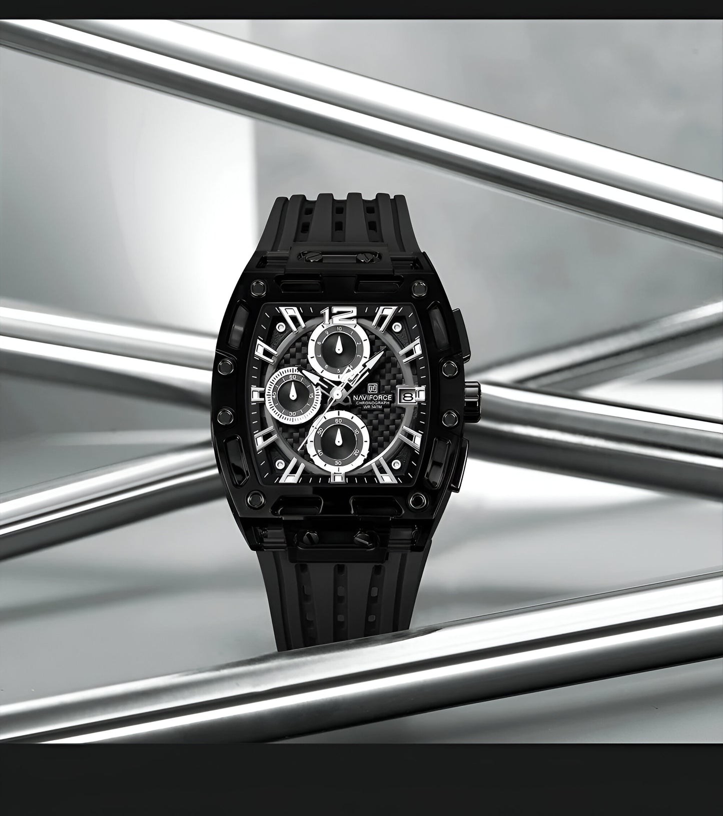 RELOJ NAVIFORCE NF7105 SPORTMASTER BLACK - RESISTENCIA Y ESTILO EN CADA MOVIMIENTO