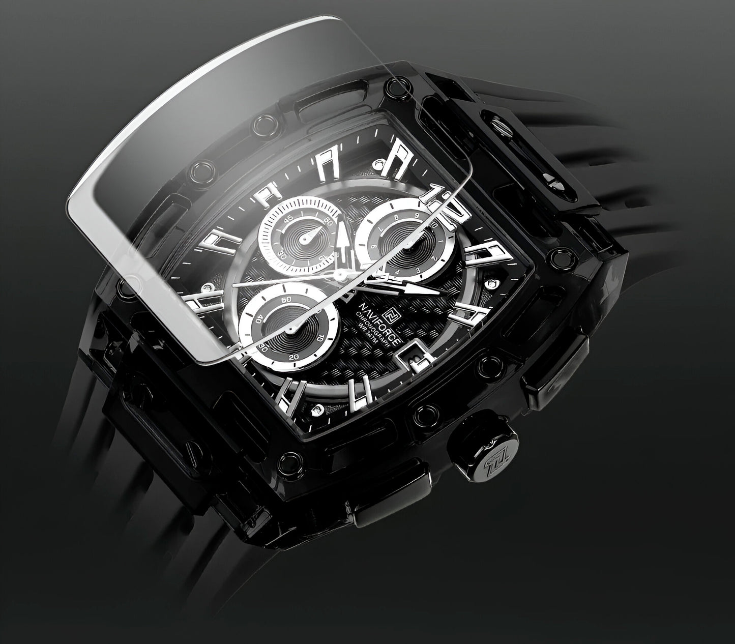 RELOJ NAVIFORCE NF7105 SPORTMASTER BLACK - RESISTENCIA Y ESTILO EN CADA MOVIMIENTO