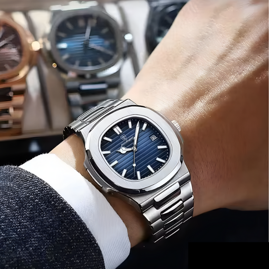 RELOJ POEDAGAR 613 ELEGANCIA PLATEADA - TU ESTILO, TU MOMENTO