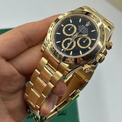 ROLEX DAYTONA CHRONOMASTER DORADO NEGRO - PRECISIÓN, ESTILO Y PRESENCIA DE ALTO NIVEL