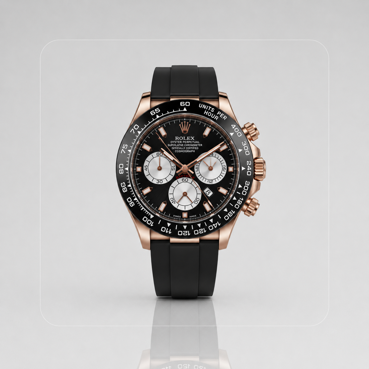 ROLEX DAYTONA OYSTERFLEX GOMA ROSE - PRESENCIA QUE IMPONE Y ESTILO DE ALTO NIVEL