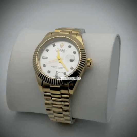 ROLEX NEW PRESIDENCIAL DORADO/FONDO BLANCO - IMPERIAL CLASSIC OYSTER