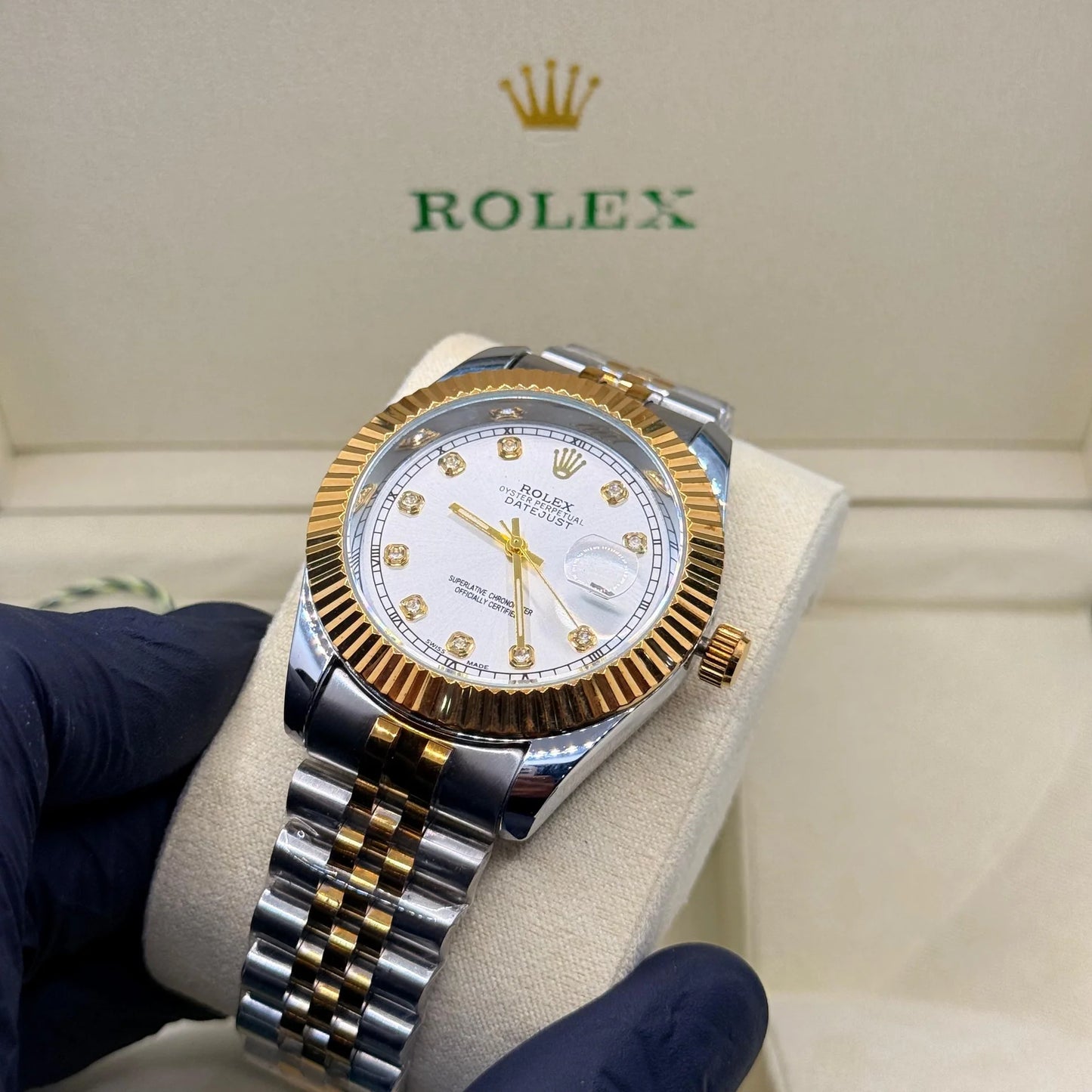 ROLEX NEW EDITION DATEJUST PRESIDENCIAL BICOLOR BLANCO - IMPERIAL CLASSIC OYSTER
