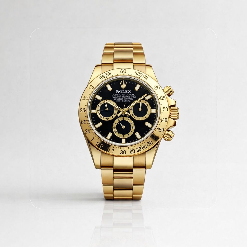 ROLEX DAYTONA CHRONOMASTER DORADO NEGRO - PRECISIÓN, ESTILO Y PRESENCIA DE ALTO NIVEL