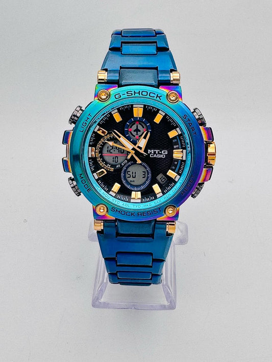 RELOJ CASIO MTG TITAN FORCE TORNASOL - FUERZA Y PRESTIGIO