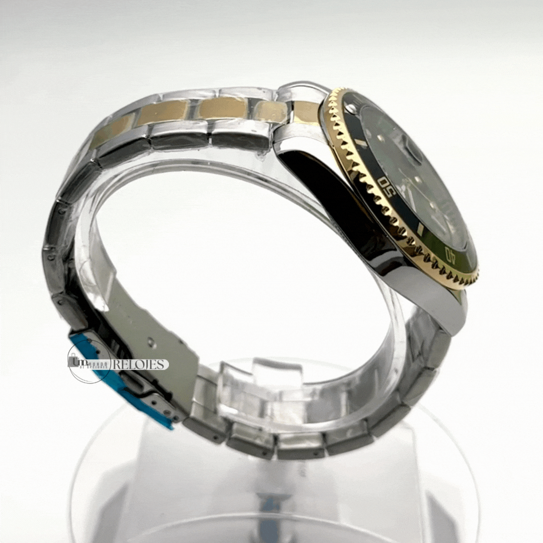 RELOJ ROLEX SUBMARINER PREMIUM INSPIRED BICOLOR NEGRO - SOFISTICACIÓN, ELEGANCIA Y FUNCIONALID