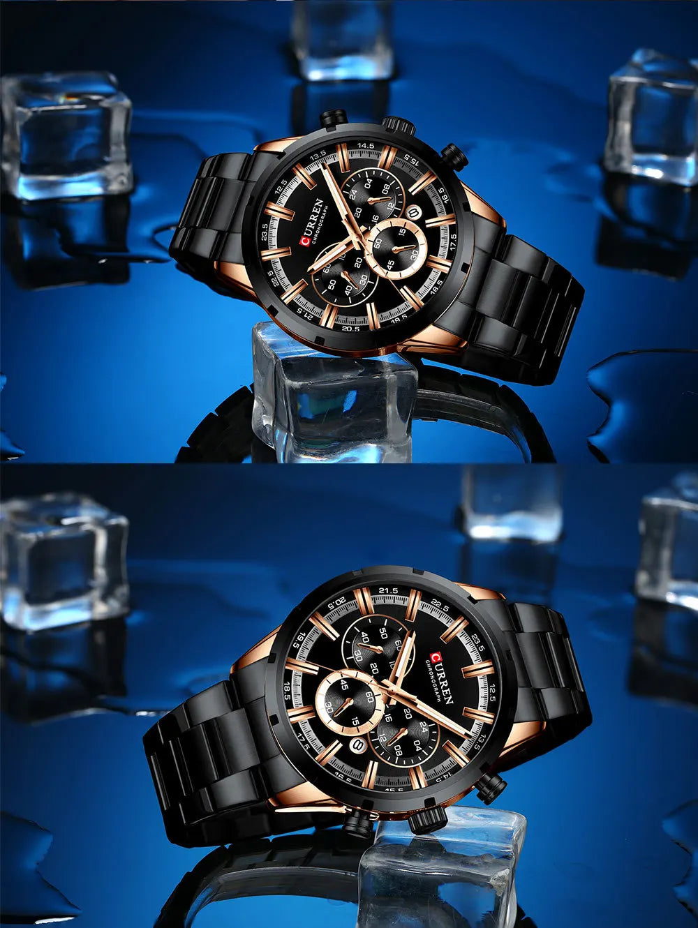 RELOJ CURREN 8355 ORIGINAL - ELEGANCIA DE ACERO QUE IMPONE PRESENCIA