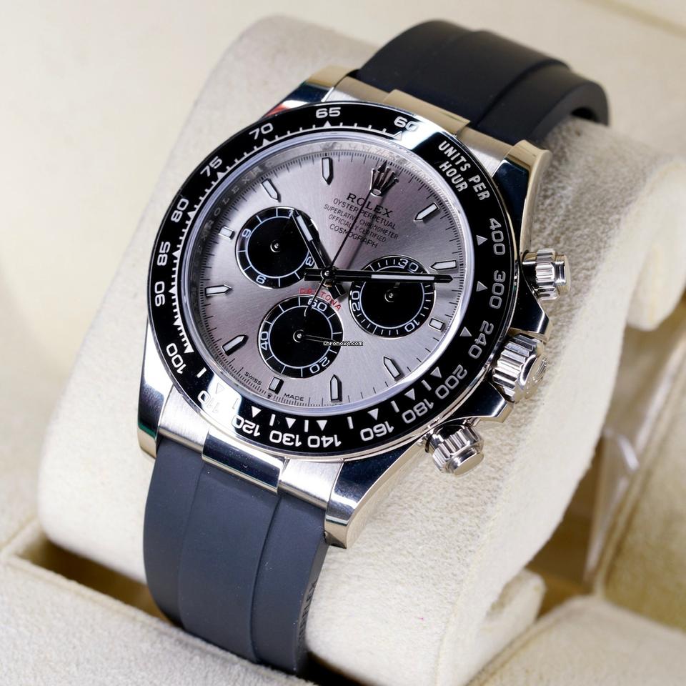 ROLEX DAYTONA OYSTERFLEX GOMA PLATEADO - PRESENCIA QUE IMPONE Y ESTILO DE ALTO NIVEL
