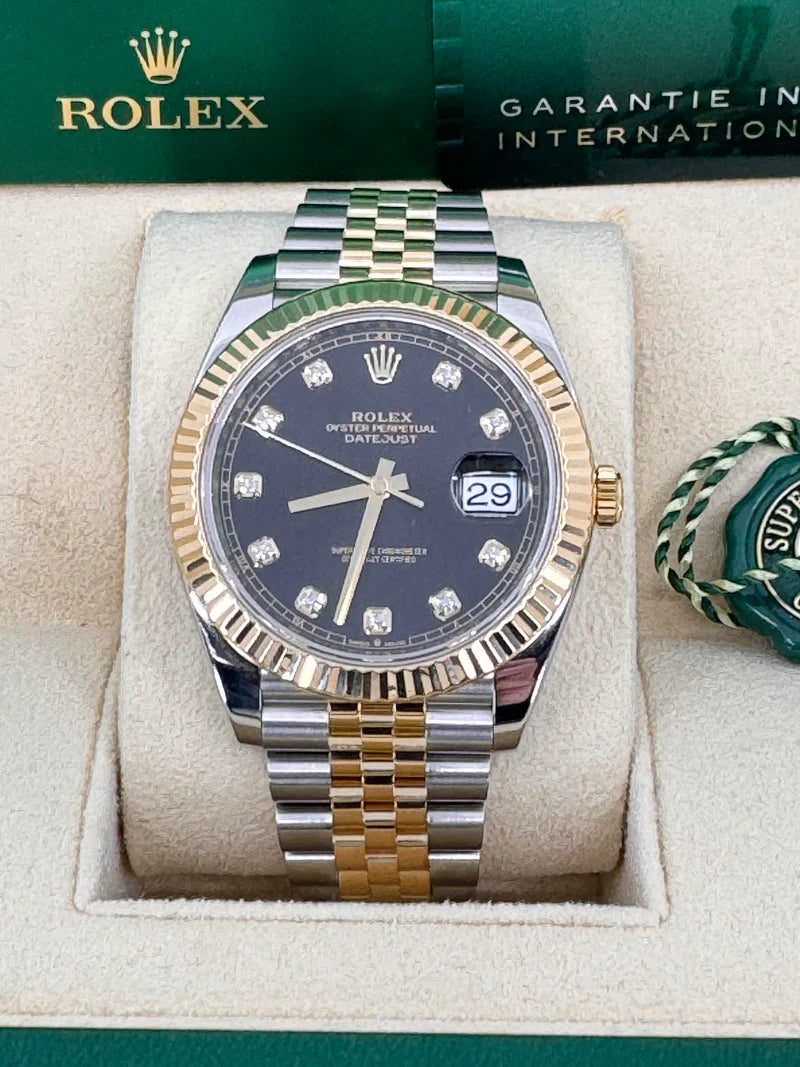ROLEX NEW EDITION DATEJUST PRESIDENCIAL BICOLOR NEGRO - EL RELOJ QUE TRANSFORMA TU PRESENCIA EN SEGUNDOS