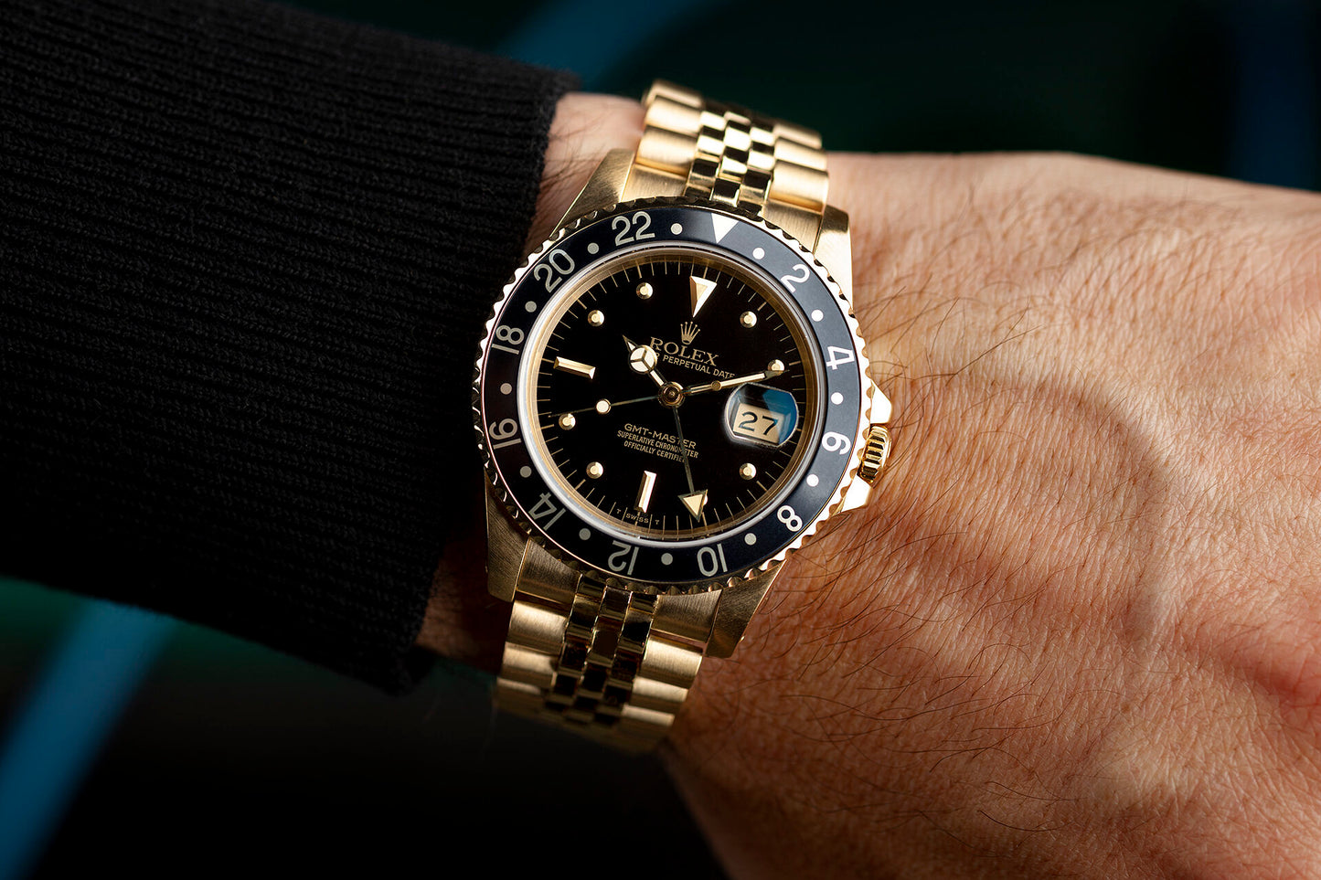 ROLEX SUBMARINER ESTILO PREMIUM DORADO NEGRO - ELEGANCIA ATEMPORAL CON ESTUCHE DE LUJO