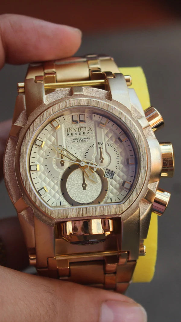 RELOJ INVICTA ZEUS TITANIO DORADO - EDICION LIMITADA