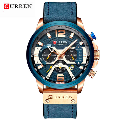 RELOJ CURREN ORIGINAL 8329 AZUL - PREMIUM PARA HOMBRES CON ESTILO