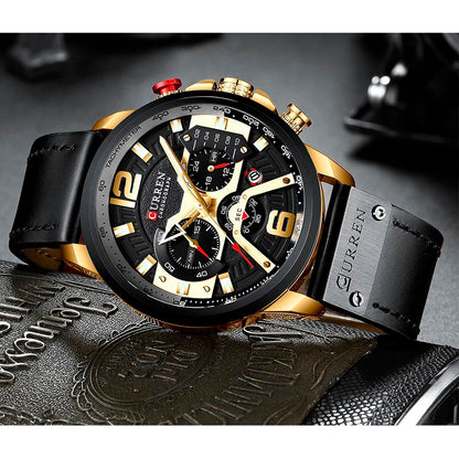 RELOJ CURREN ORIGINAL 8329 NEGRO - PREMIUM PARA HOMBRES CON ESTILO