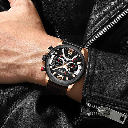 RELOJ CURREN ORIGINAL 8329 NEGRO - PREMIUM PARA HOMBRES CON ESTILO