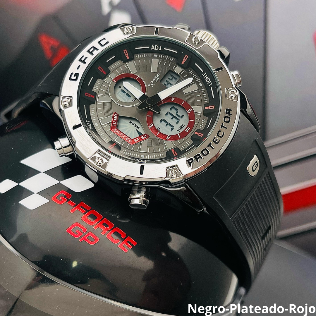 RELOJ G FORCE ORIGINAL DUALTIME - EDICION MOTO GP SUMERGIBLE