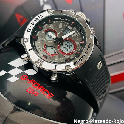 RELOJ G FORCE ORIGINAL DUALTIME - EDICION MOTO GP SUMERGIBLE