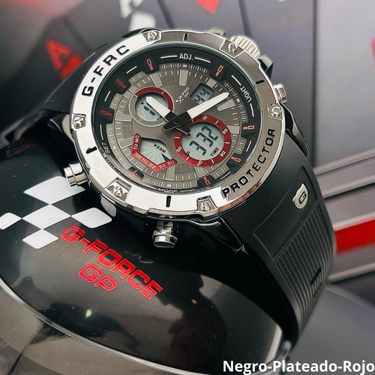 RELOJ G FORCE ORIGINAL DUALTIME - EDICION MOTO GP SUMERGIBLE