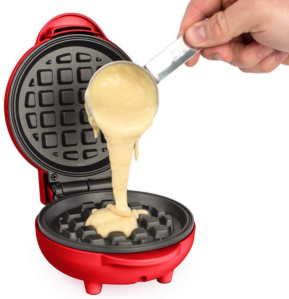 MINI MAQUINA DE WAFFLES + REGALO (Ebook con 15 deliciosas recetas de waffles!)