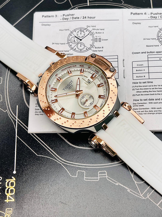 RELOJ TISSOT EDITION MOTO GP BLANCO/COBRE - PRECISION DEPORTIVA CON ESTILO