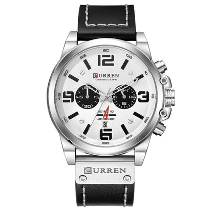 RELOJ CURREN 8314 PLATA/BLANCO - ELEGANCIA, RESISTENCIA Y PRECISIÓN
