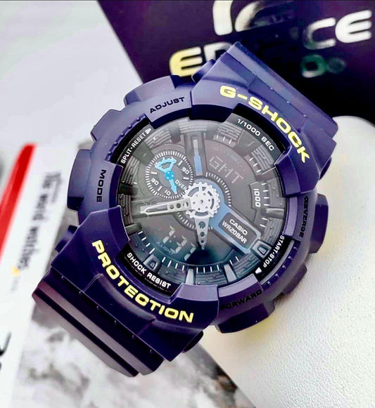 CASIO G SHOCK GA 110 AZUL - RESISTENCIA Y ESTILO EN UN SOLO RELOJ