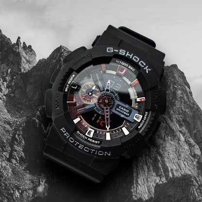 CASIO G SHOCK GA 110 NEGRO GRIS - RESISTENCIA Y ESTILO EN UN SOLO RELOJ