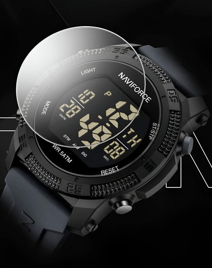 RELOJ NAVIFORCE DEPORTIVO NF7104 - DIGITAL BLACK COMMANDO (ORIGINAL)