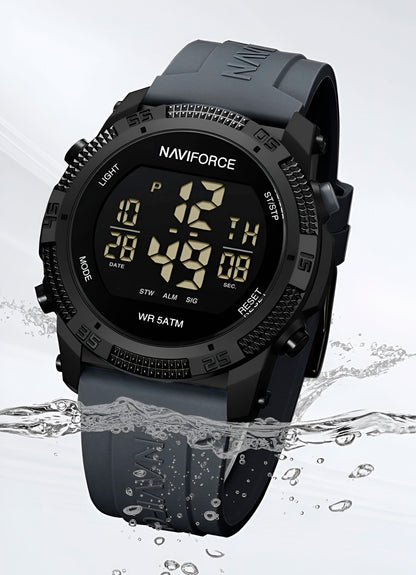 RELOJ NAVIFORCE DEPORTIVO NF7104 - DIGITAL BLACK COMMANDO (ORIGINAL)