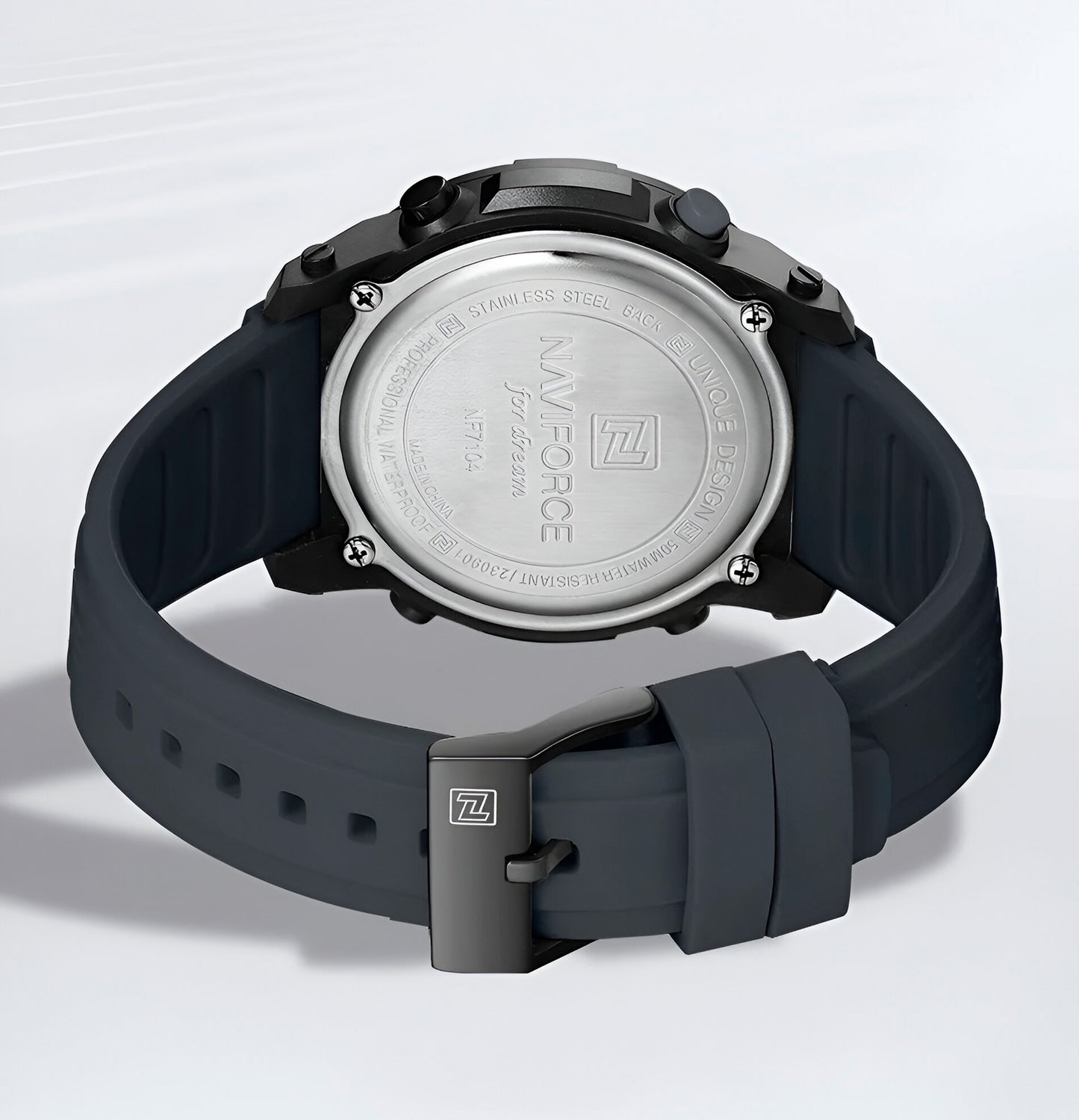 RELOJ NAVIFORCE DEPORTIVO NF7104 - DIGITAL BLACK COMMANDO (ORIGINAL)