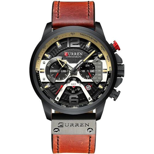 RELOJ CURREN ORIGINAL 8329 CAFE CLARO - PREMIUM PARA HOMBRES CON ESTILO