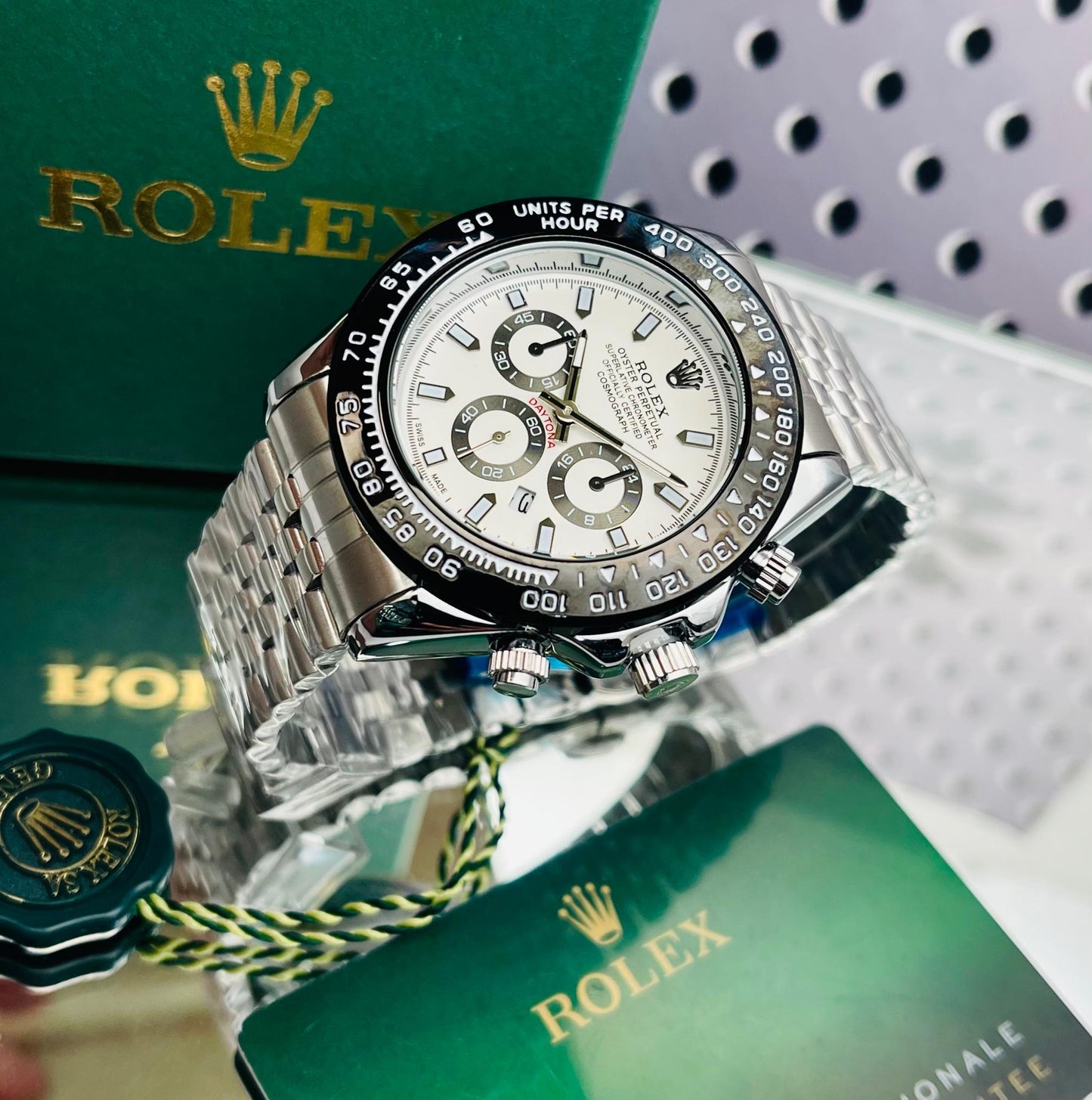 ROLEX DAYTONA ACERO CHRONOSPORT - PRESTIGIO EN CADA SEGUNDO CON ESTUCHE DE LUJO