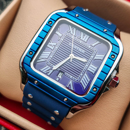 RELOJ CARTIER SANTOS GOMA - SÍMBOLO DE PRESTIGIO, TRADICION Y MODERNIDAD