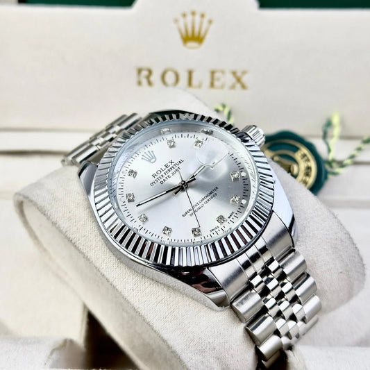 ROLEX NEW EDITION DATEJUST PRESIDENCIAL PLATEADO - EL RELOJ QUE TRANSFORMA TU PRESENCIA EN SEGUNDOS