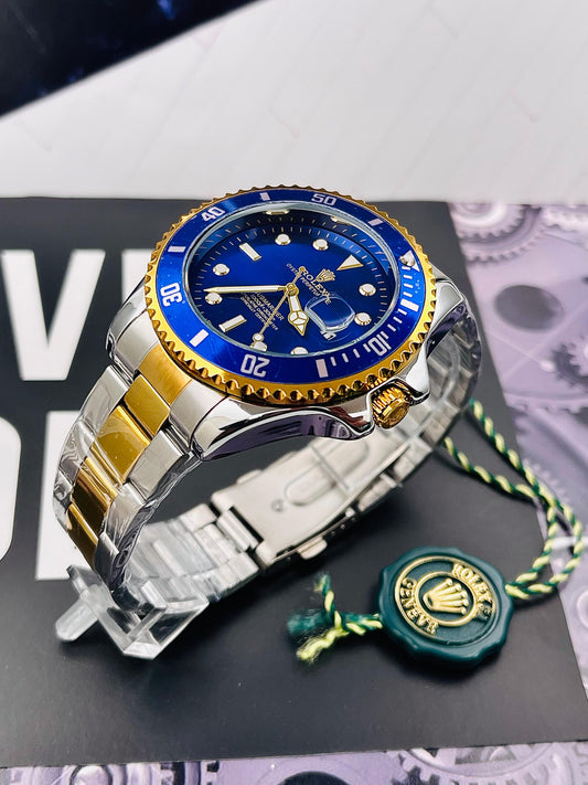 RELOJ ROLEX SUBMARINER PREMIUM INSPIRED BICOLOR/AZUL - SOFISTICACIÓN, ELEGANCIA Y FUNCIONALID