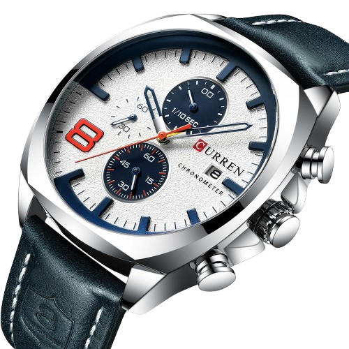 RELOJ CURREN 8324 FONDO BLANCO - ELEGANCIA, PRECISIÓN Y PRESENCIA (ORIGINAL)