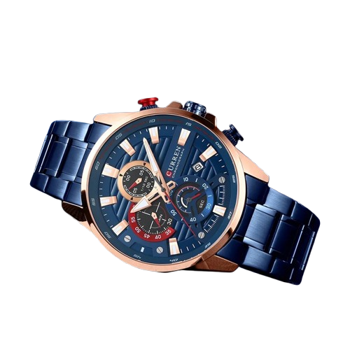RELOJ CURREN 8415 AZUL COBRE - PRESENCIA QUE IMPONE (ORIGINAL)