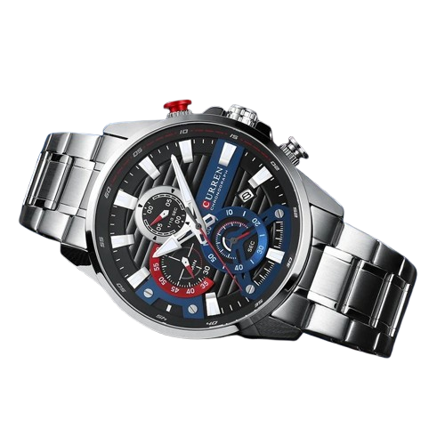 RELOJ CURREN 8415 PLATEADO - PRESENCIA QUE IMPONE (ORIGINAL)