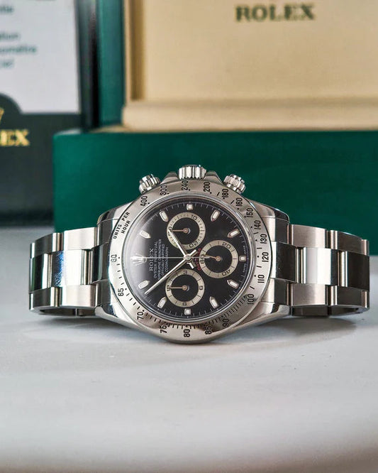 ROLEX DAYTONA CHRONOMASTER PLATEADO NEGRO - PRECISIÓN, ESTILO Y PRESENCIA DE ALTO NIVEL