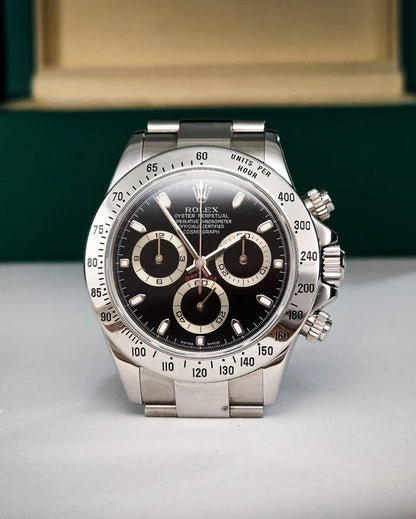 ROLEX DAYTONA CHRONOMASTER PLATEADO NEGRO - PRECISIÓN, ESTILO Y PRESENCIA DE ALTO NIVEL