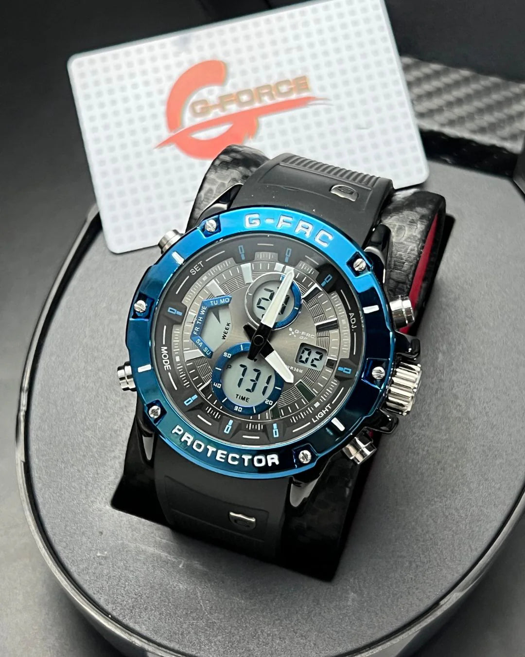 RELOJ G FORCE ORIGINAL DUALTIME - EDICION MOTO GP SUMERGIBLE