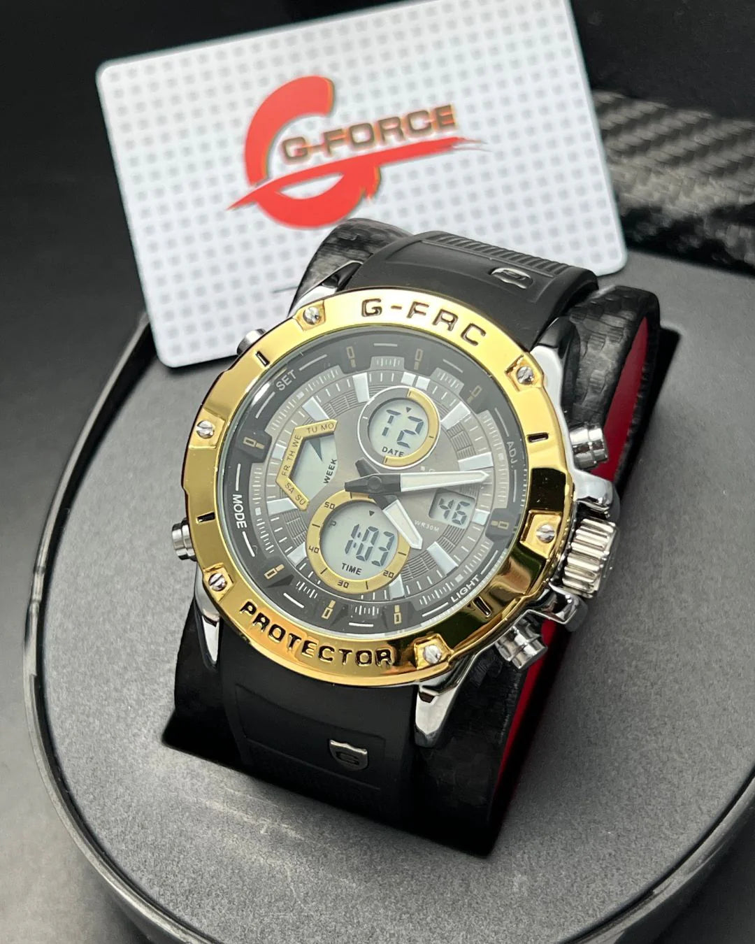 RELOJ G FORCE ORIGINAL DUALTIME - EDICION MOTO GP SUMERGIBLE