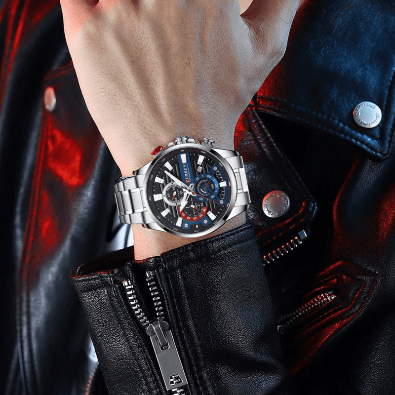 RELOJ CURREN 8415 PLATEADO - PRESENCIA QUE IMPONE (ORIGINAL)