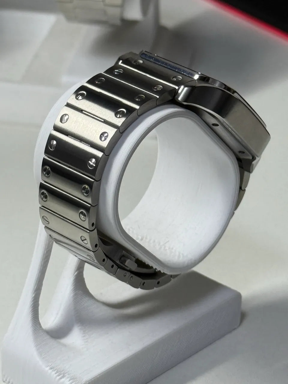 RELOJ CARTIER SANTOS PLATEADO - SÍMBOLO DE PRESTIGIO, TRADICION Y MODERNIDAD EN TU MUÑECA