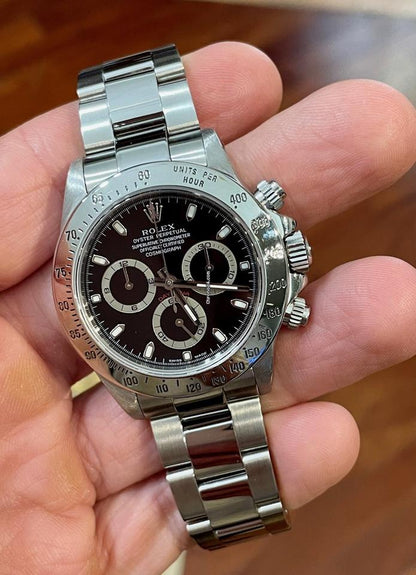 ROLEX DAYTONA CHRONOMASTER PLATEADO NEGRO - PRECISIÓN, ESTILO Y PRESENCIA DE ALTO NIVEL